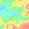 Bocbocの地形図、標高、地勢