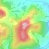 Ben Neweの地形図、標高、地勢