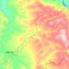 厚木の地形図、標高、地勢