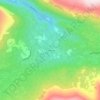Fossbakkenの地形図、標高、地勢