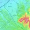 Oberachernの地形図、標高、地勢