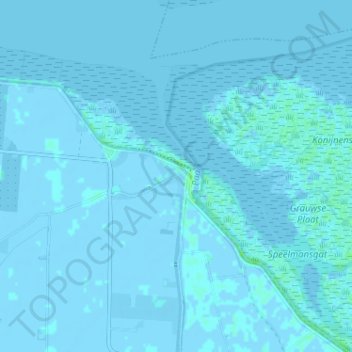 Paalの地形図、標高、地勢