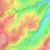 Becoの地形図、標高、地勢