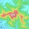 百々ヶ峰の地形図、標高、地勢