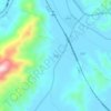 下碑の地形図、標高、地勢