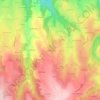 La Collangeの地形図、標高、地勢