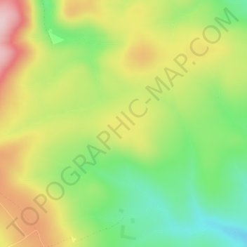 Woolbist Lawの地形図、標高、地勢