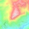 Buttu Sekaの地形図、標高、地勢