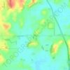 Ashtonの地形図、標高、地勢