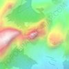 Maria Compridaの地形図、標高、地勢