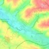 Séchellesの地形図、標高、地勢