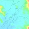 Monte Claroの地形図、標高、地勢