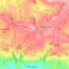 Launayの地形図、標高、地勢