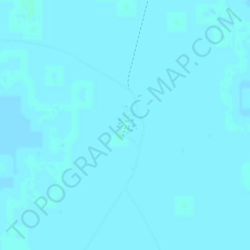 Barkly Downsの地形図、標高、地勢