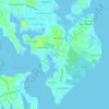Mayoの地形図、標高、地勢