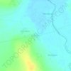 Waki Kafaの地形図、標高、地勢