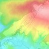 Bertrichampの地形図、標高、地勢