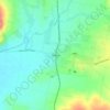 Cliftonの地形図、標高、地勢