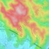 広峰山の地形図、標高、地勢