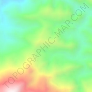 Cobalongoの地形図、標高、地勢