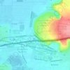 R4aの地形図、標高、地勢