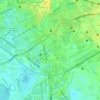 Frere Hallの地形図、標高、地勢
