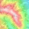Mount Sheridanの地形図、標高、地勢