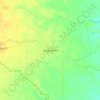 Guanaritoの地形図、標高、地勢