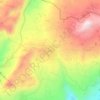 Laqlouqの地形図、標高、地勢