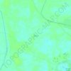 Danyaの地形図、標高、地勢