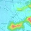 Kampung Larut Uluの地形図、標高、地勢
