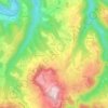 Arnouxの地形図、標高、地勢