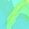 高渡の地形図、標高、地勢