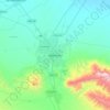 Monclovaの地形図、標高、地勢