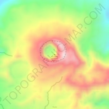 Dukonoの地形図、標高、地勢