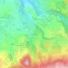 Bonnefontaineの地形図、標高、地勢
