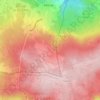 Bronromeの地形図、標高、地勢