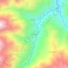 Angashの地形図、標高、地勢