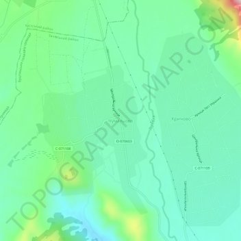 Chumalovoの地形図、標高、地勢