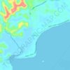 Malinaoの地形図、標高、地勢