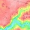 L'Epinocheの地形図、標高、地勢