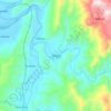 Alilemの地形図、標高、地勢