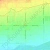 Palo Verdeの地形図、標高、地勢