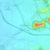 Changkat Jeringの地形図、標高、地勢