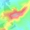 Tooreenの地形図、標高、地勢