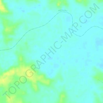 Tierra Altaの地形図、標高、地勢