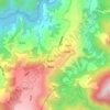 梨山 Slamawの地形図、標高、地勢
