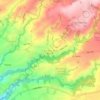 Carrillos Bajoの地形図、標高、地勢