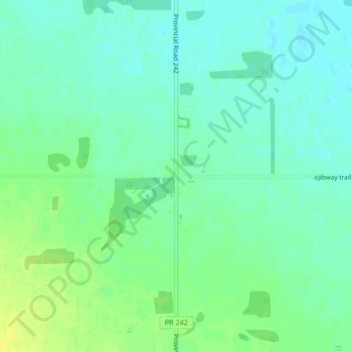 Rossendaleの地形図、標高、地勢