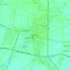 スパンブリーの地形図、標高、地勢
